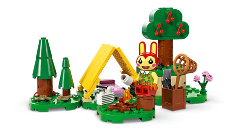 Lego animal crossing actividads al aire libre con coni
