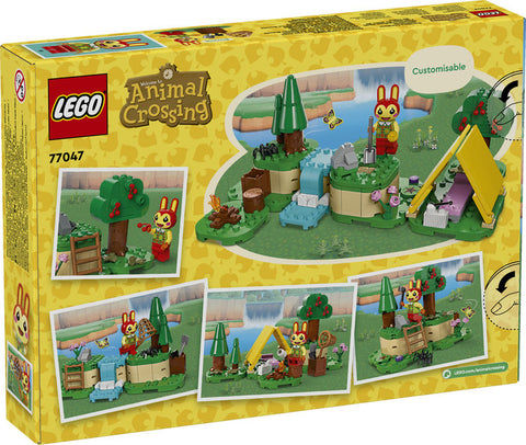 Lego animal crossing actividads al aire libre con coni