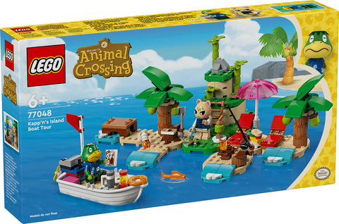 Lego animal crossing paseo en barca con el capitán