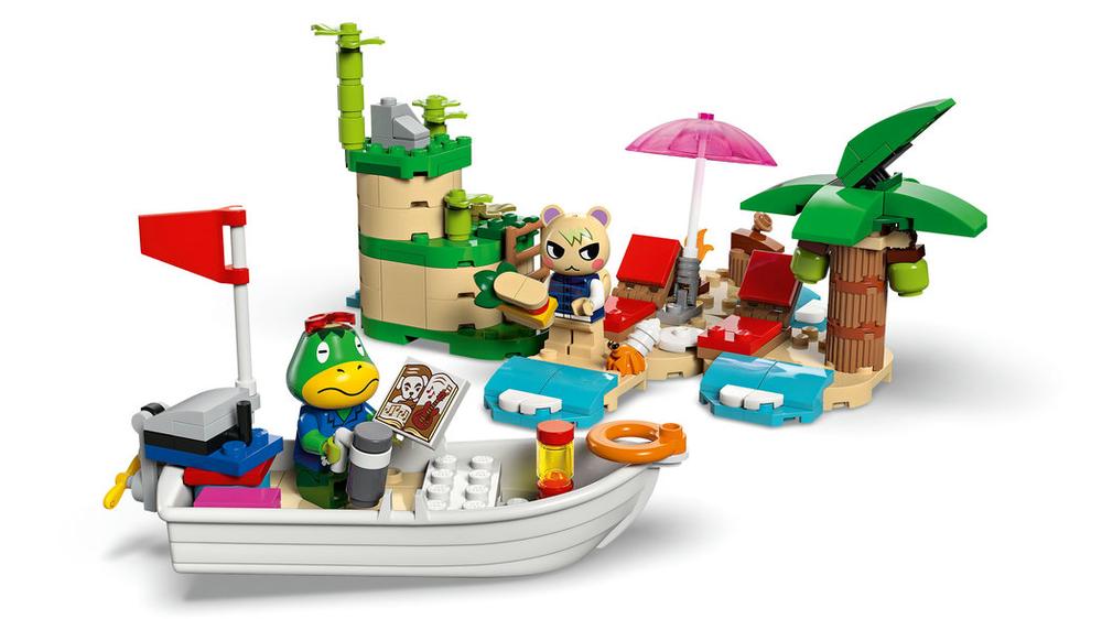 Lego animal crossing paseo en barca con el capitán
