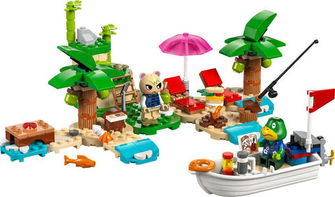 Lego animal crossing paseo en barca con el capitán