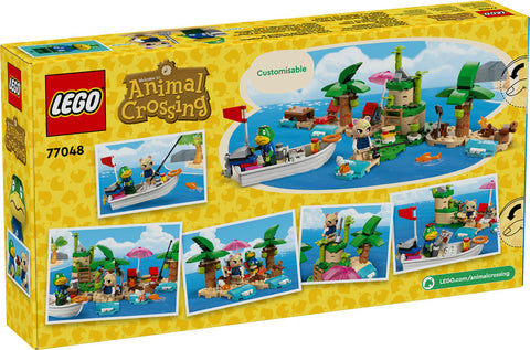 Lego animal crossing paseo en barca con el capitán