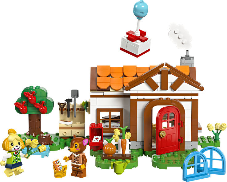 Lego animal crossing la visita de canela