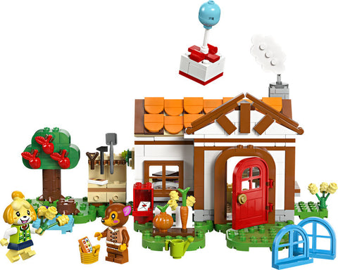 Lego animal crossing la visita de canela