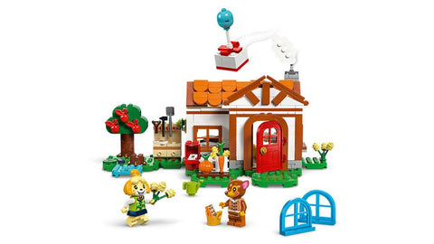 Lego animal crossing la visita de canela