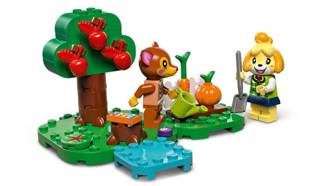Lego animal crossing la visita de canela