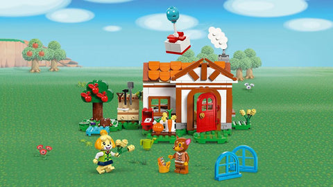 Lego animal crossing la visita de canela
