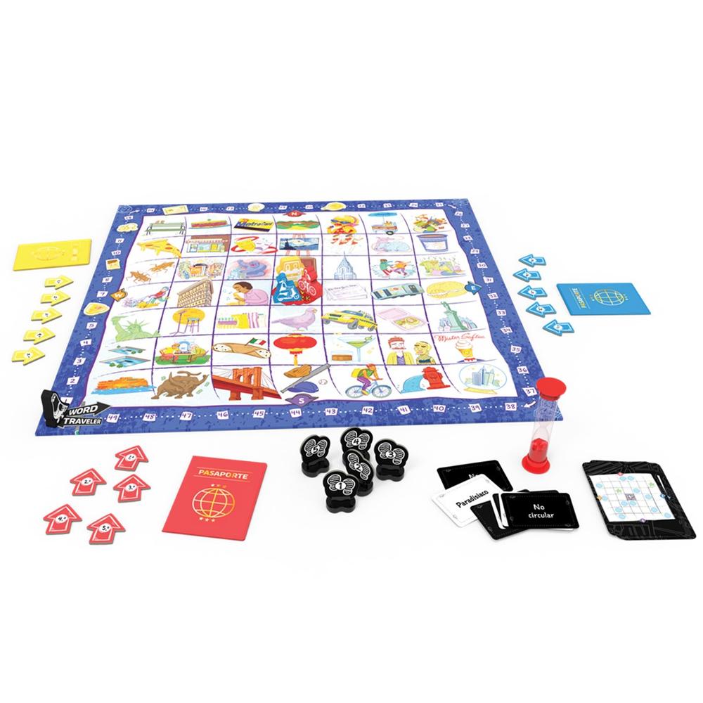 Juego de mesa word traveler