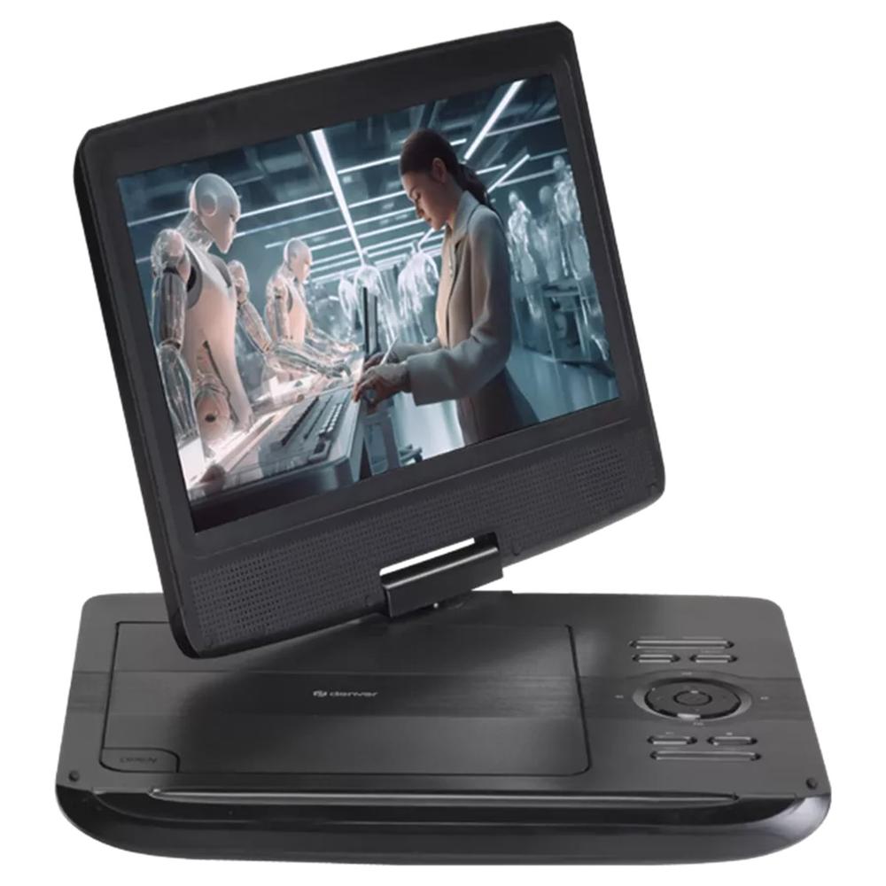 Reproductor dvd portatil denver mt - 1097 - usb - sd