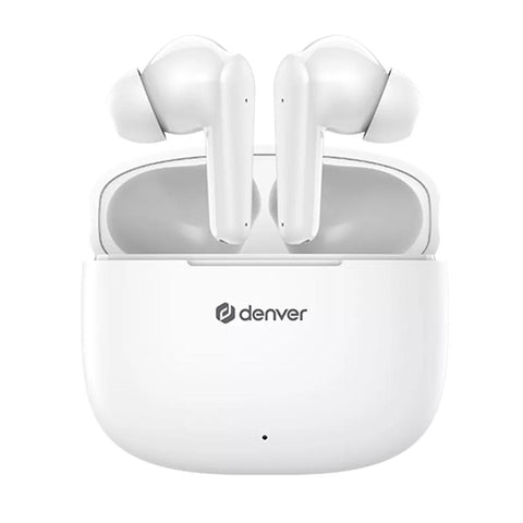 Auriculares denver twe - 48w inalambrico blanco