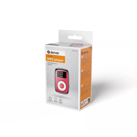 Reproductor mp3 denver mps - 316r 1pulgadas - 16gb