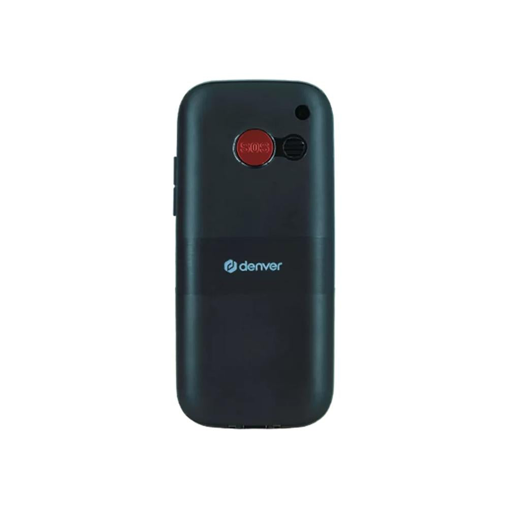 Telefono movil denver bas - 18600l 1.77pulgadas - sms - quand band - camara - boton sos - para mayores