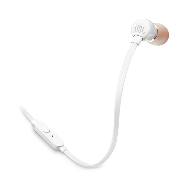 Auriculares intrauditivos jbl t160 white