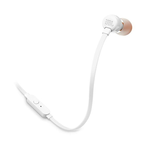 Auriculares intrauditivos jbl t160 white