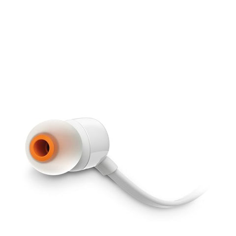 Auriculares intrauditivos jbl t160 white