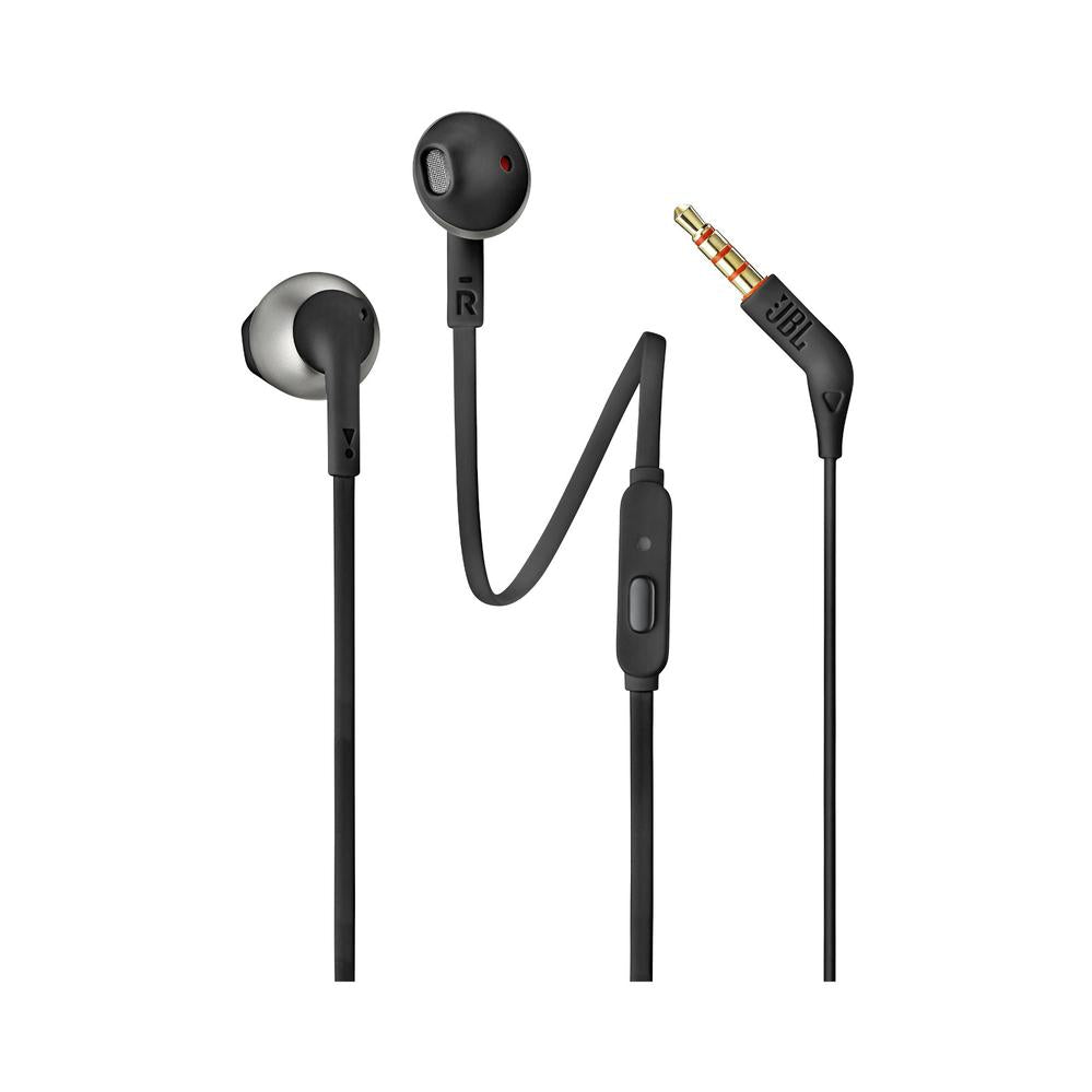 Auriculares intrauditivos jbl t205 black