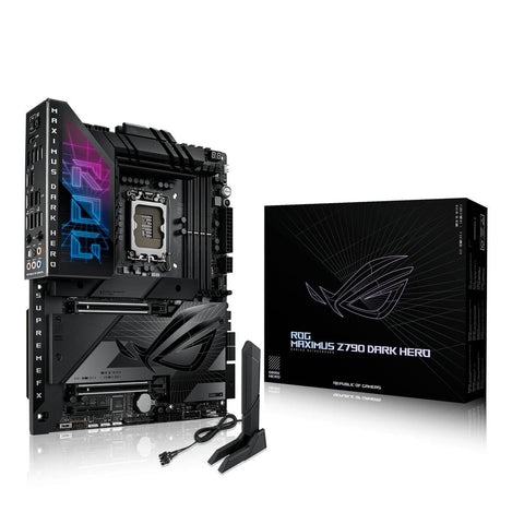 Asus intel rog maximus z790 dark hero socket 1700 ddr5 x4 max 128gb hdmi thunderbolt usb atx