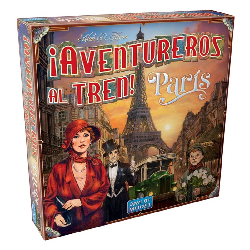 Juego de mesa ¡aventureros al tren! paris