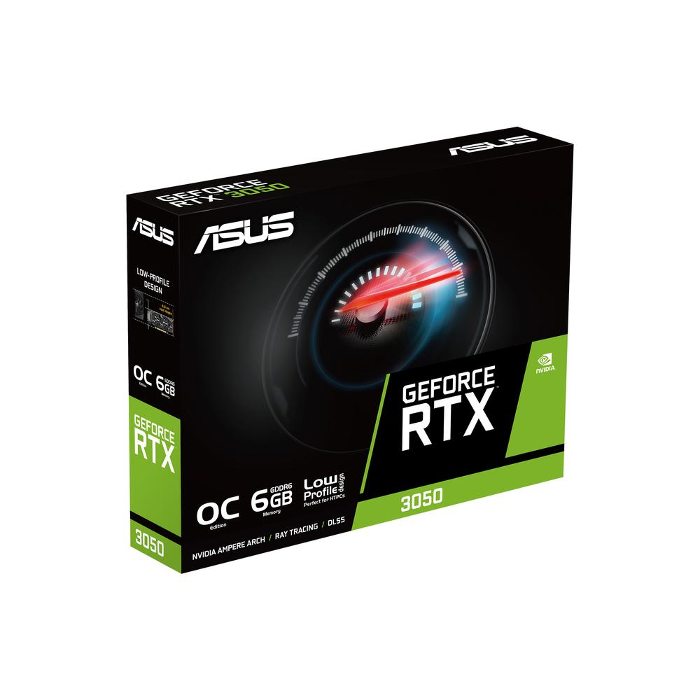 Tarjeta grafica asus nvidia rtx 3050 lp brk oc ediction 6gb gddr6 hdmi display port dvi - d