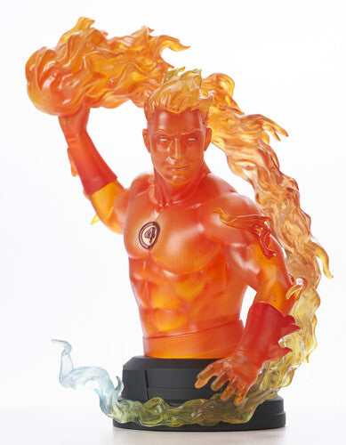 Figura mini busto diamond marvel comic human torch 1 - 6 scale