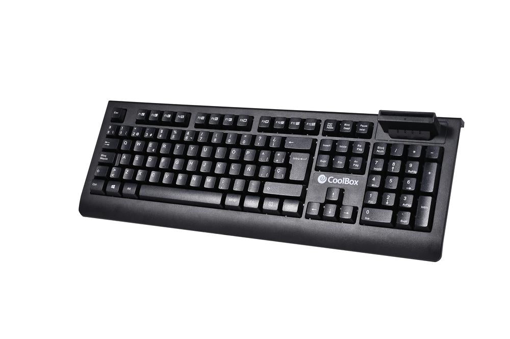 Teclado coolbox con lector dniie 4.0 coo - tec04dni