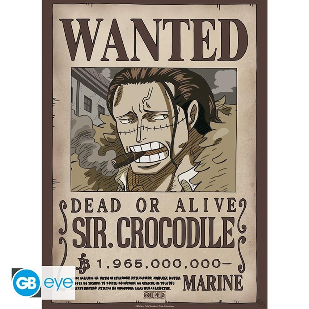 Poster gb eye one piece wanted crocodile wano