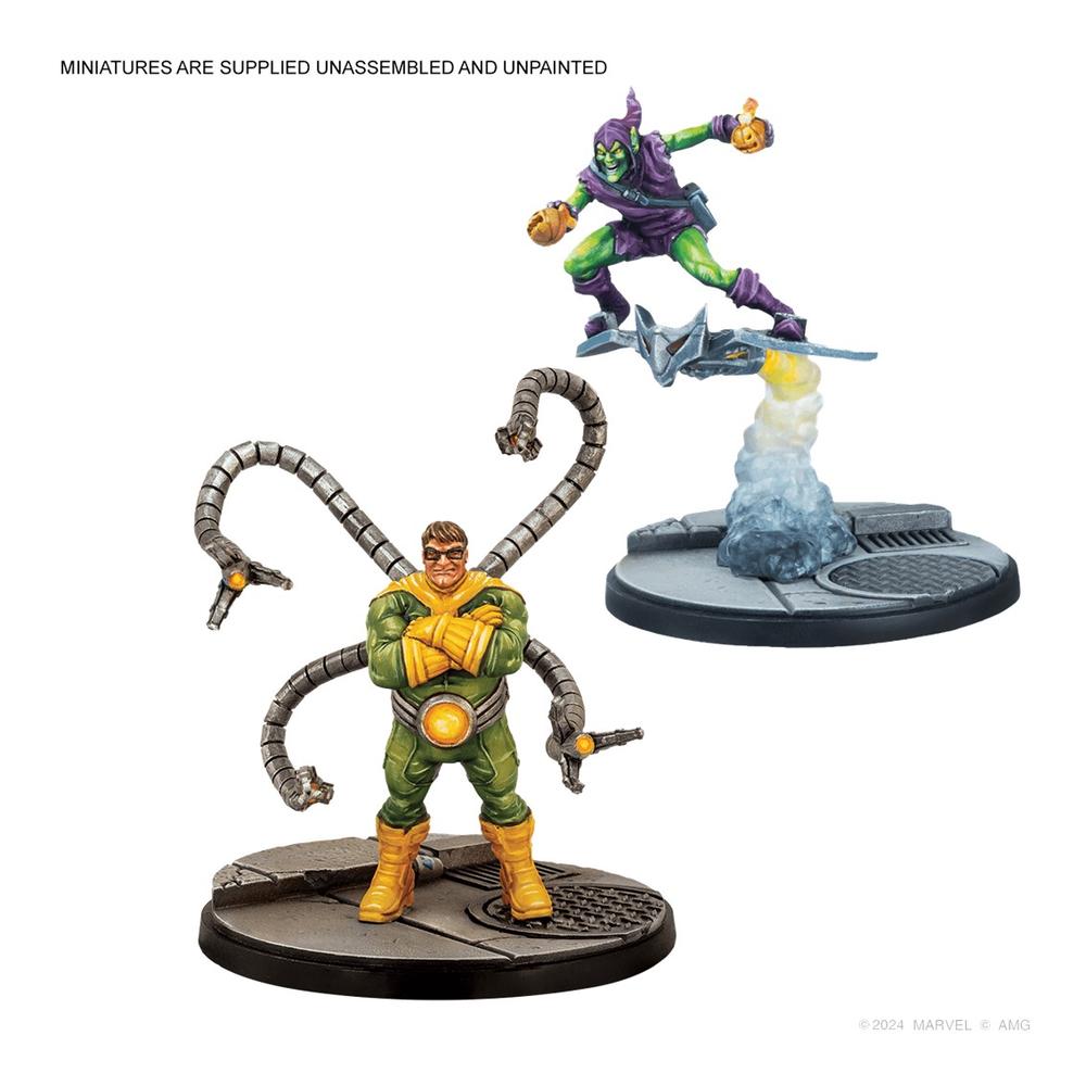 Juego de mesa marvel crisis protocol spider - foes affiliation pack edad recomendada 14 años