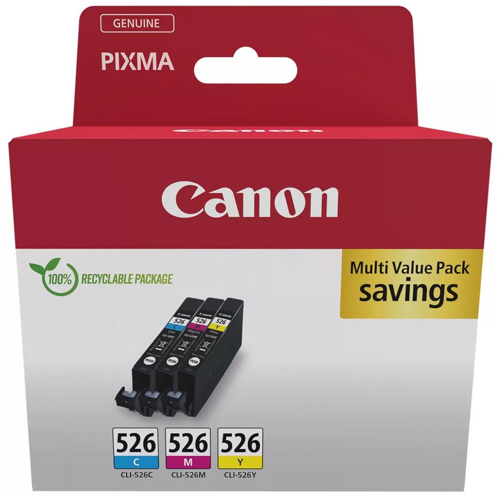 Multipack canon cli - 526 c - m - a mg5150 -  mg5250 -  mg6150 -  mg8150 -  ip4850 blister