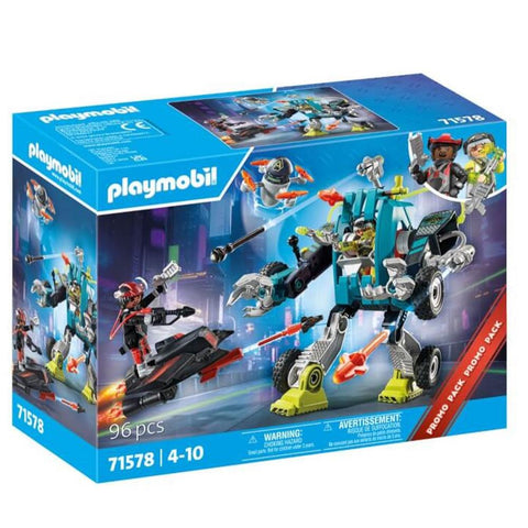 Playmobil robot vs planeador