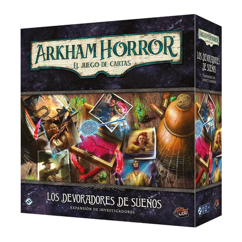 Juego de mesa arkham horror lcg los devoradores de sueños expansion investigacion edad recomendada 14 años