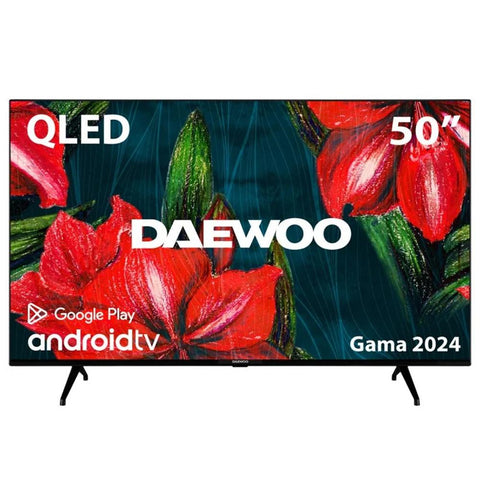 Tv daewoo 50pulgadas qled 4k uhd - d50dm55uqpms - android smart tv