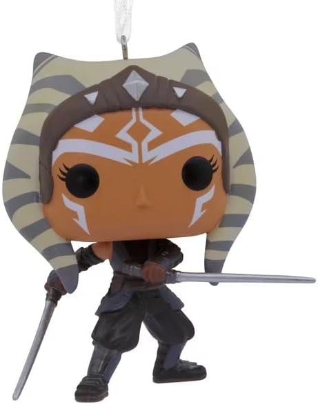 Adorno de navidad funko star wars ahsoka figura de resina