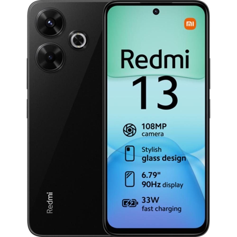 Movil  xiaomi redmi 13 6 - 128gb midnight black