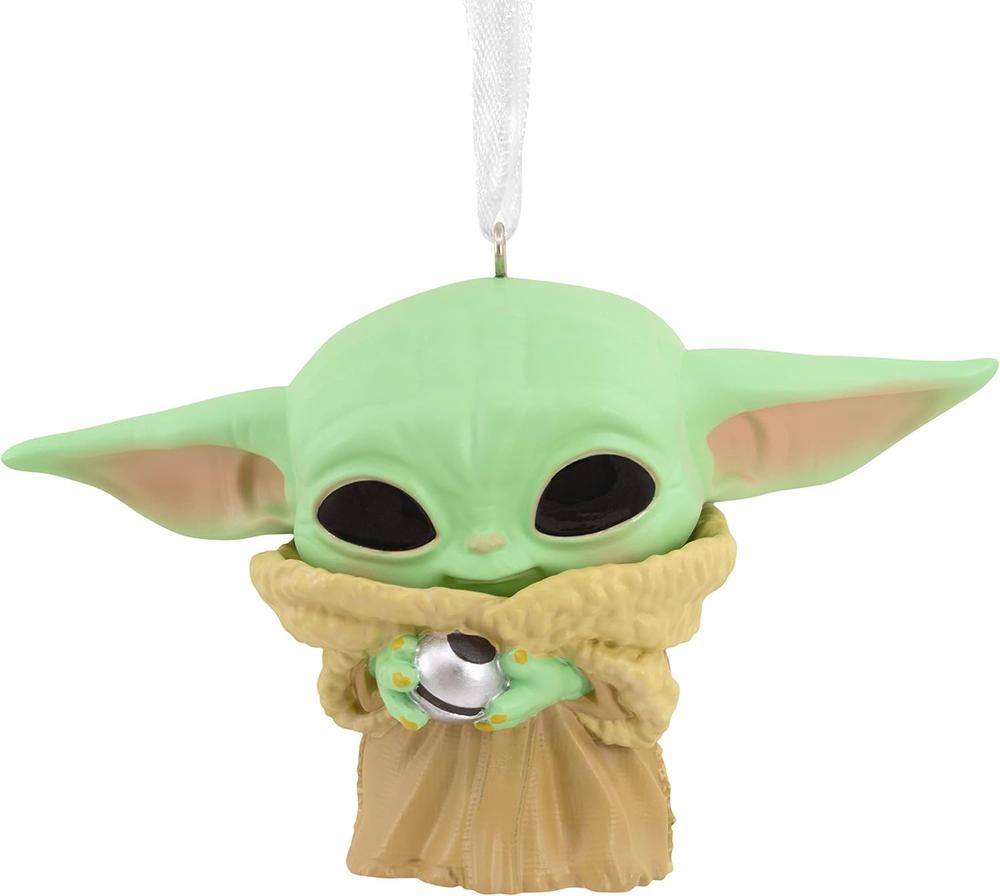 Adorno de navidad funko star wars grogu figura de resina