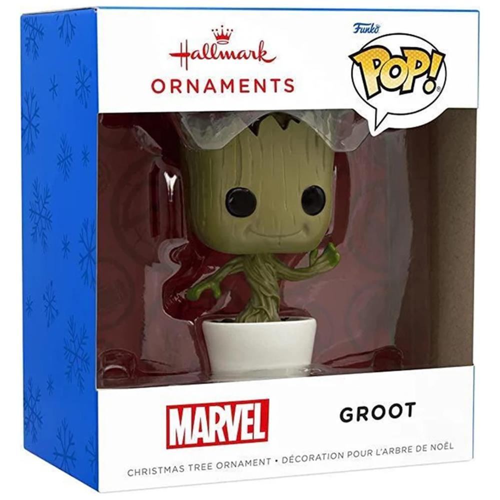 Adorno de navidad funko marvel groot figura de resina