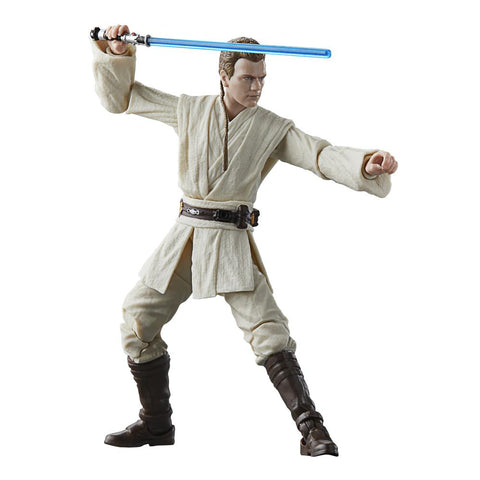 Figura hasbro star wars the black series archive obi - wan kenobi (padawan)