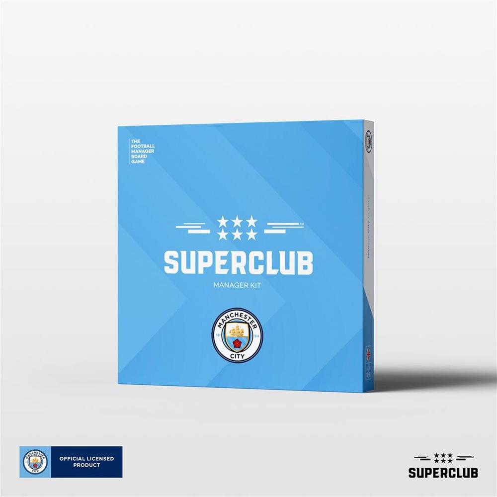 Juego de mesa superclub manchester city manager kit ingles