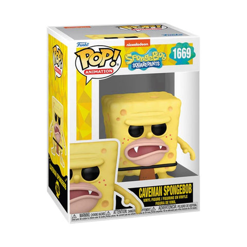 Funko pop bob esponja bob esponja cavernicola 75737