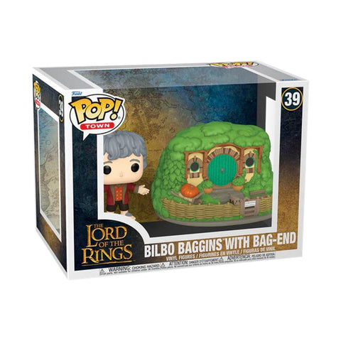 Funko pop town el señor de los anillos bilbo bolson con bolson cerrado 80835