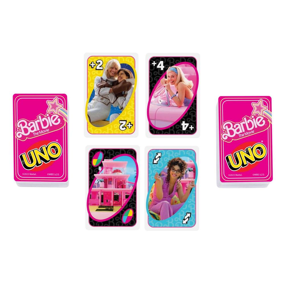 Juego de cartas uno barbie