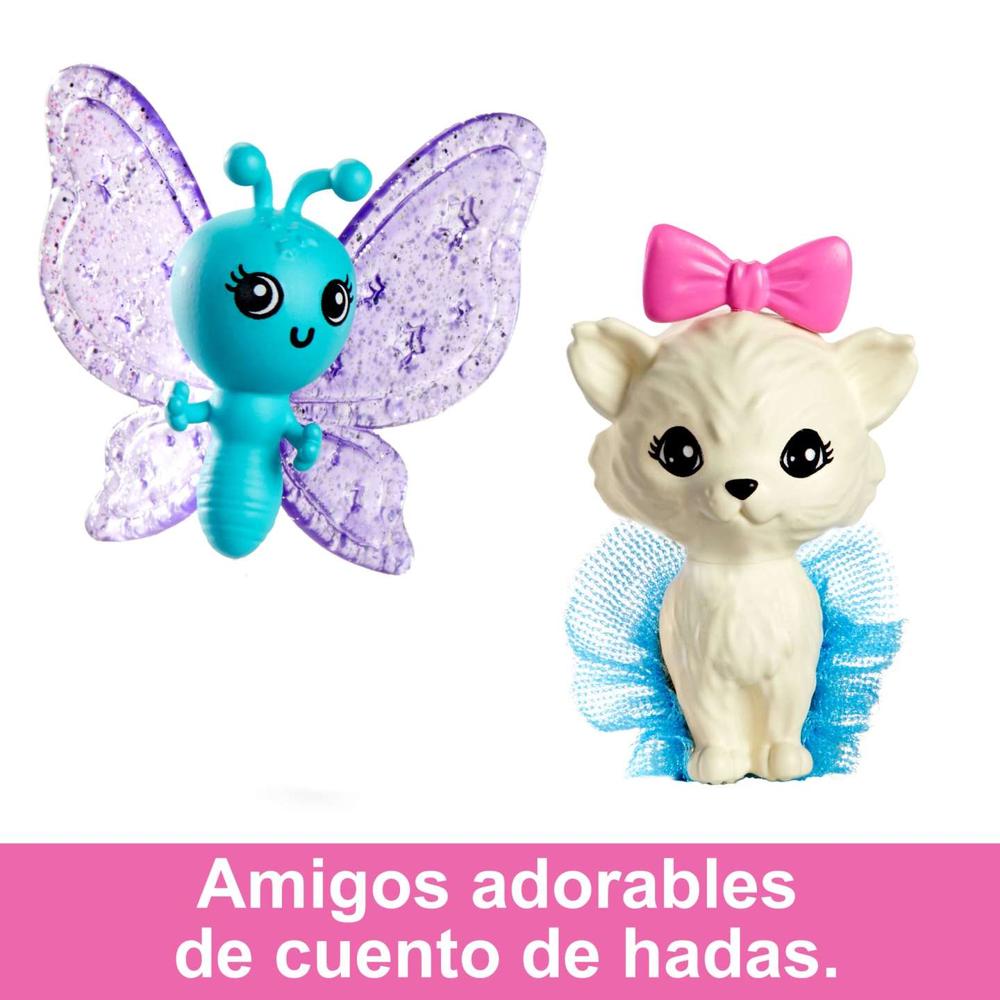 Muñeca barbie mattel cuento de hadas & mascotas