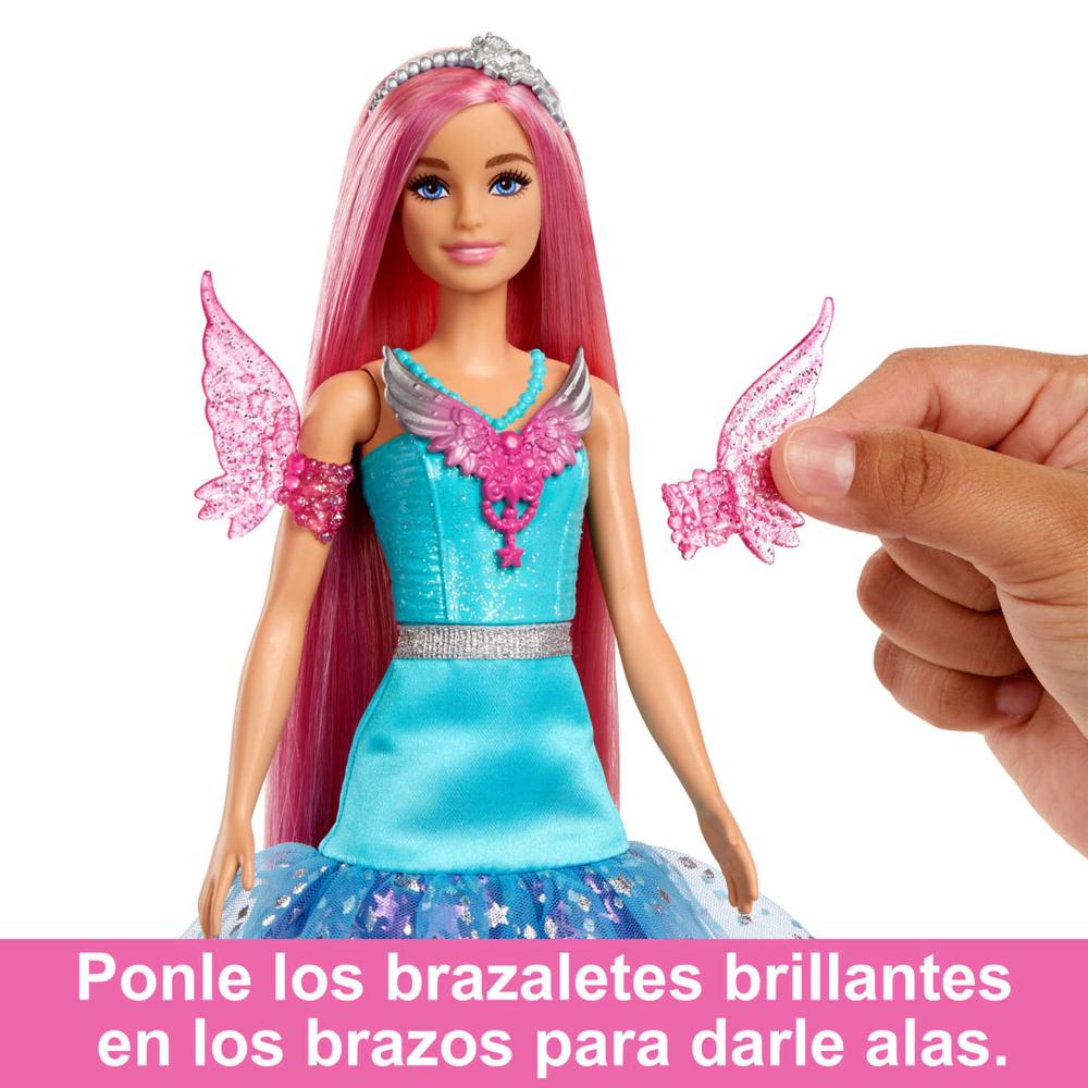 Muñeca barbie mattel cuento de hadas & mascotas