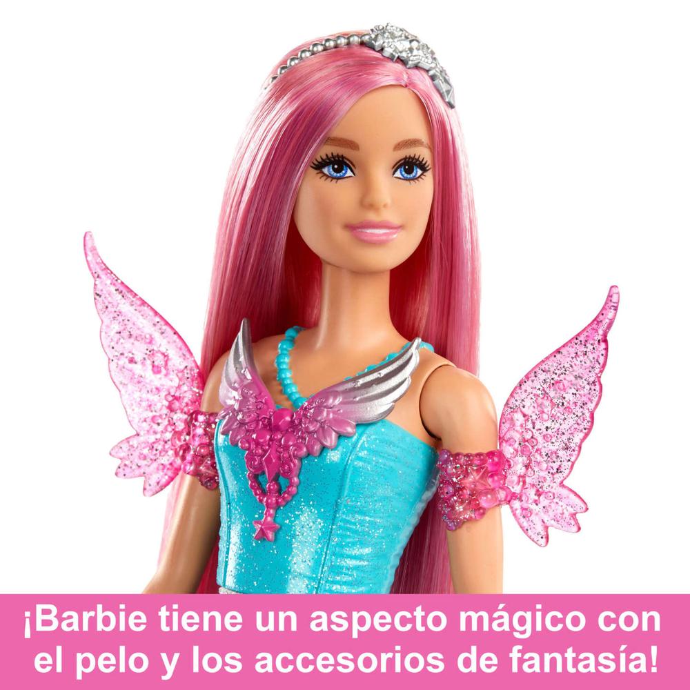 Muñeca barbie mattel cuento de hadas & mascotas