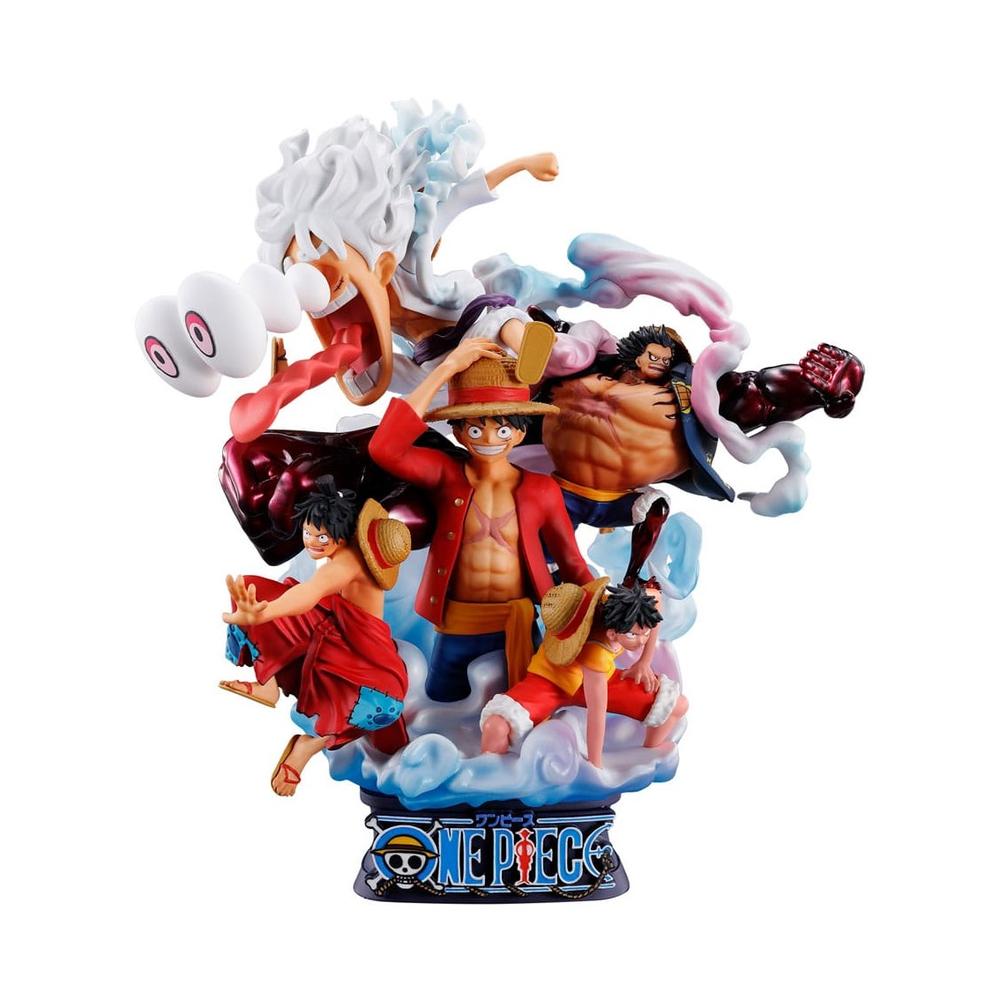 Figura megahouse one piece petitrama dx logbox re birth vol 2 luffy special