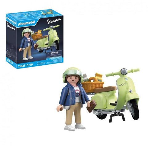 Playmobil vespa 150 sprint veloce verde claro