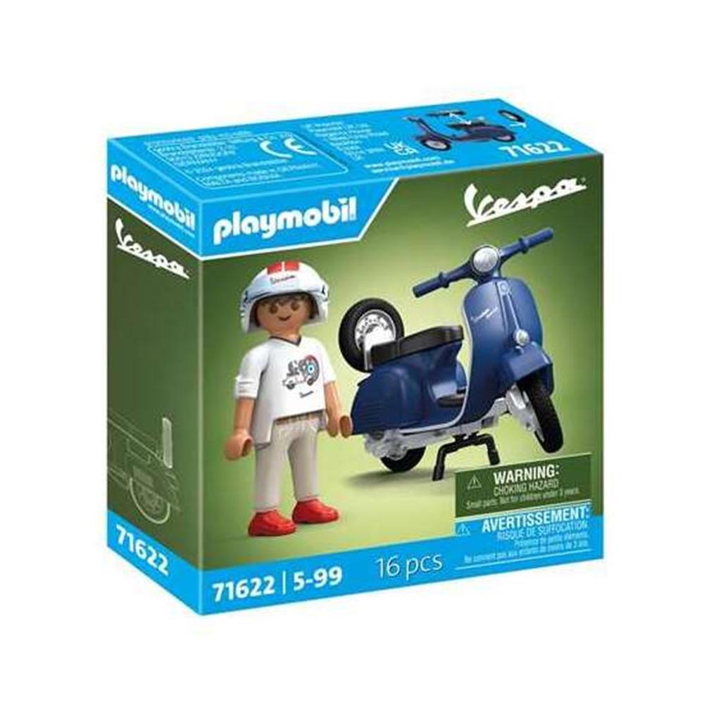 Playmobil vespa 150 sprint veloce azul