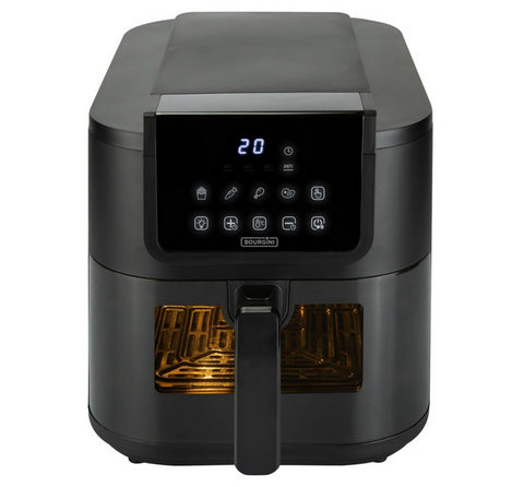 Freidora de aire bourgini airfryer slim ceramica eco 8l 1700w