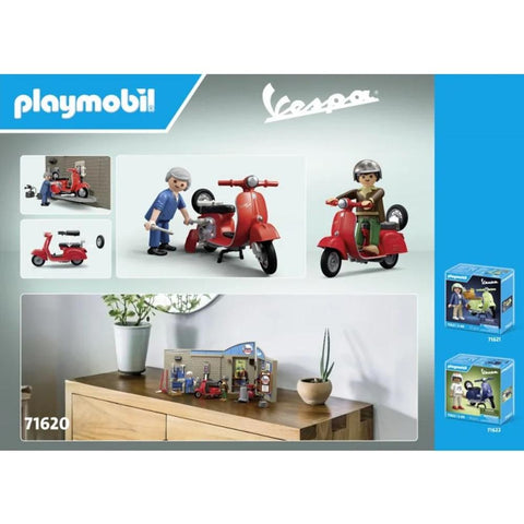 Playmobil taller vespa estilo retro años 60