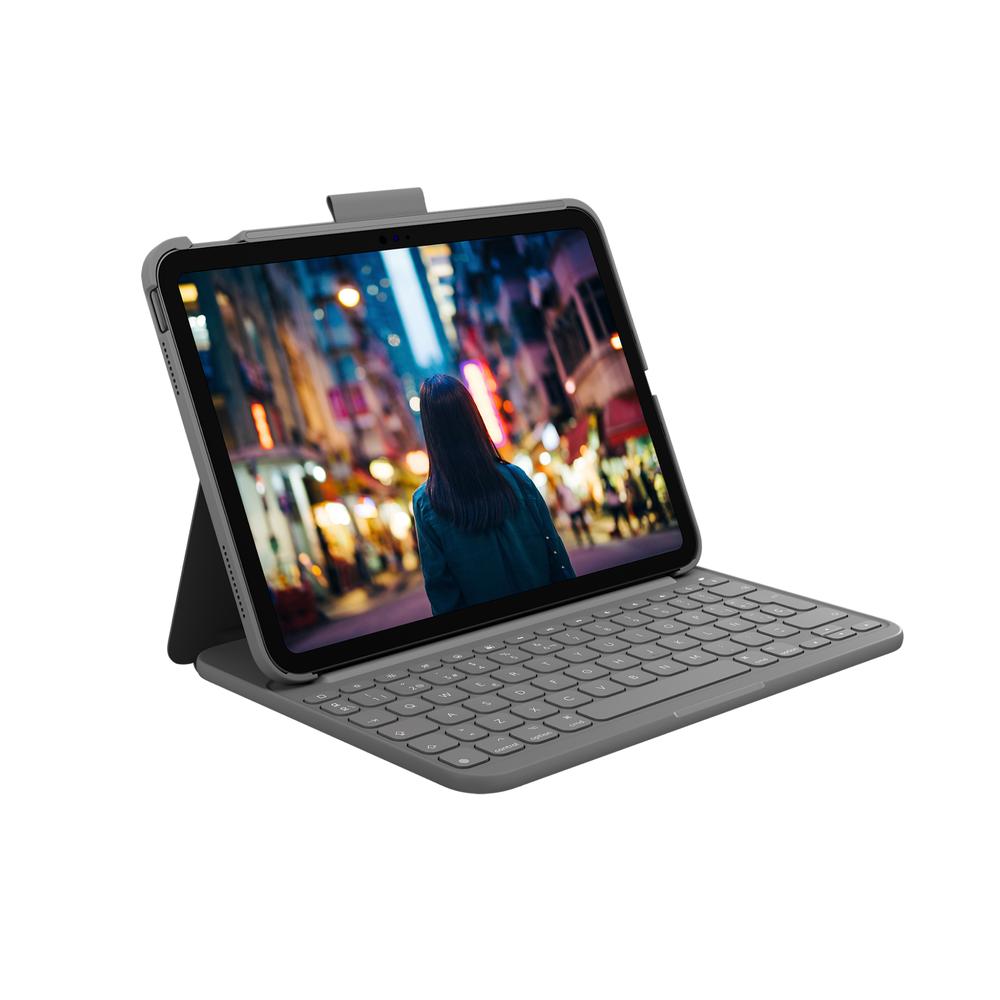 Funda logitech slim folio con teclado para ipad