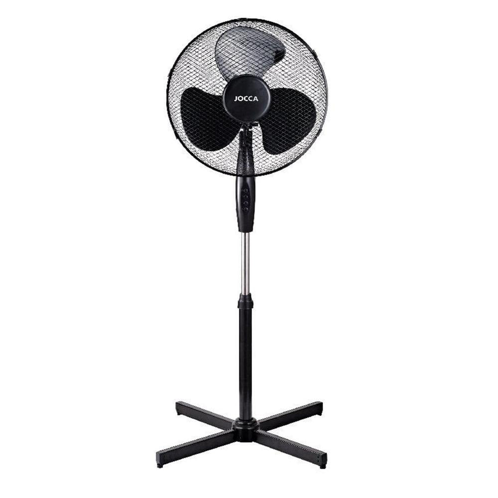 Ventilador de pie jocca 40cm 40w negro